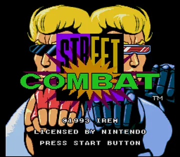 Street Combat (Europe) screen shot title